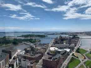 Sunny brand new sea view luxury skyscraper apartment in Helsinki